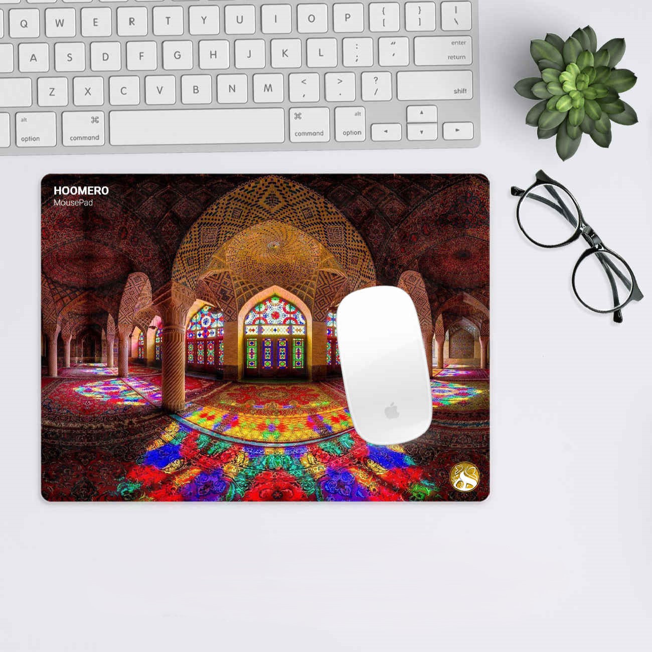 پد ماوس رومیزی زیبا با طرح معماری سنتی ایرانی