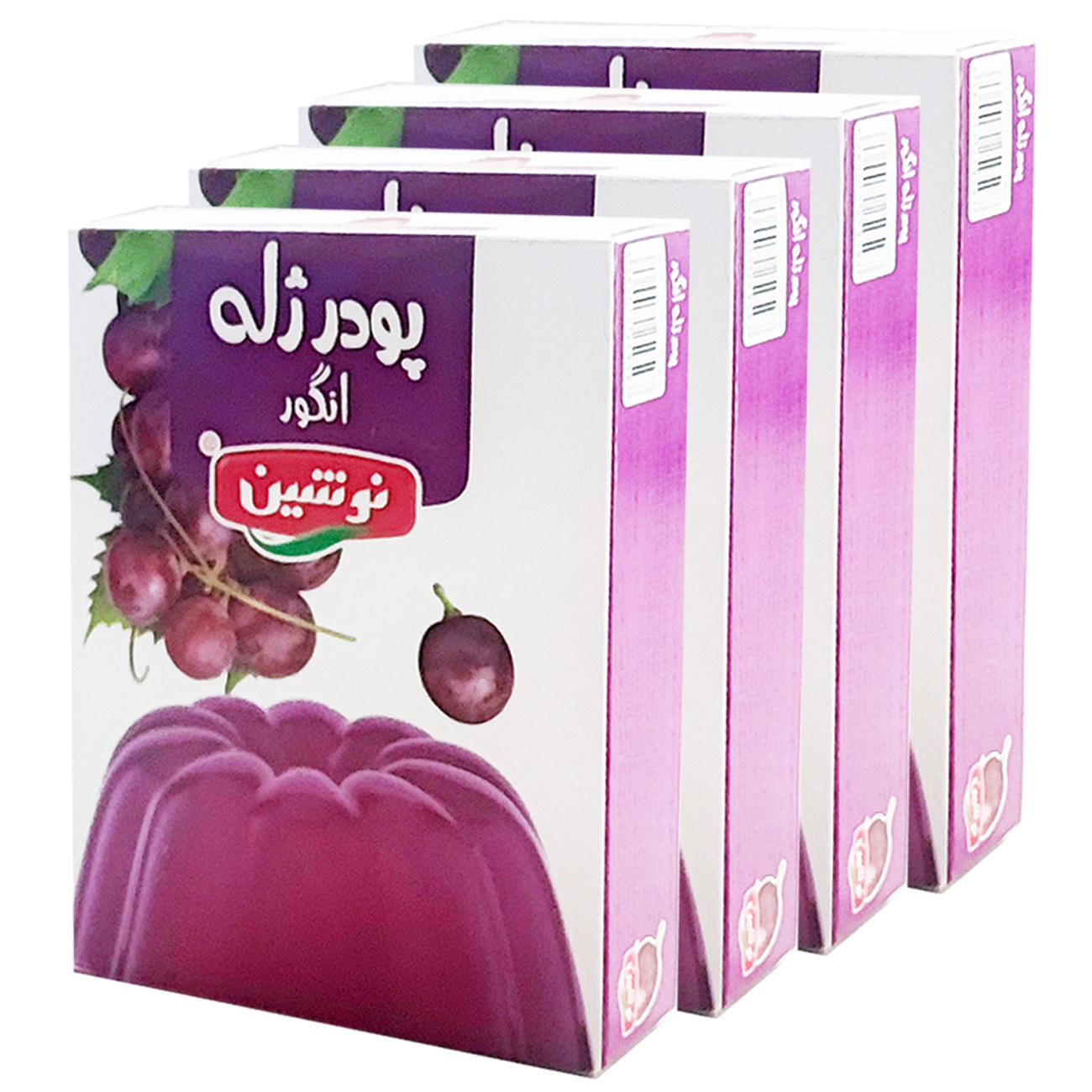 پودر ژله حلال نوشین، 100 گرم (4 عدد)