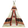 چادر بازی بچه‌گانه مدل Teepee برای ماجراجویان کوچک با طرح Teepee