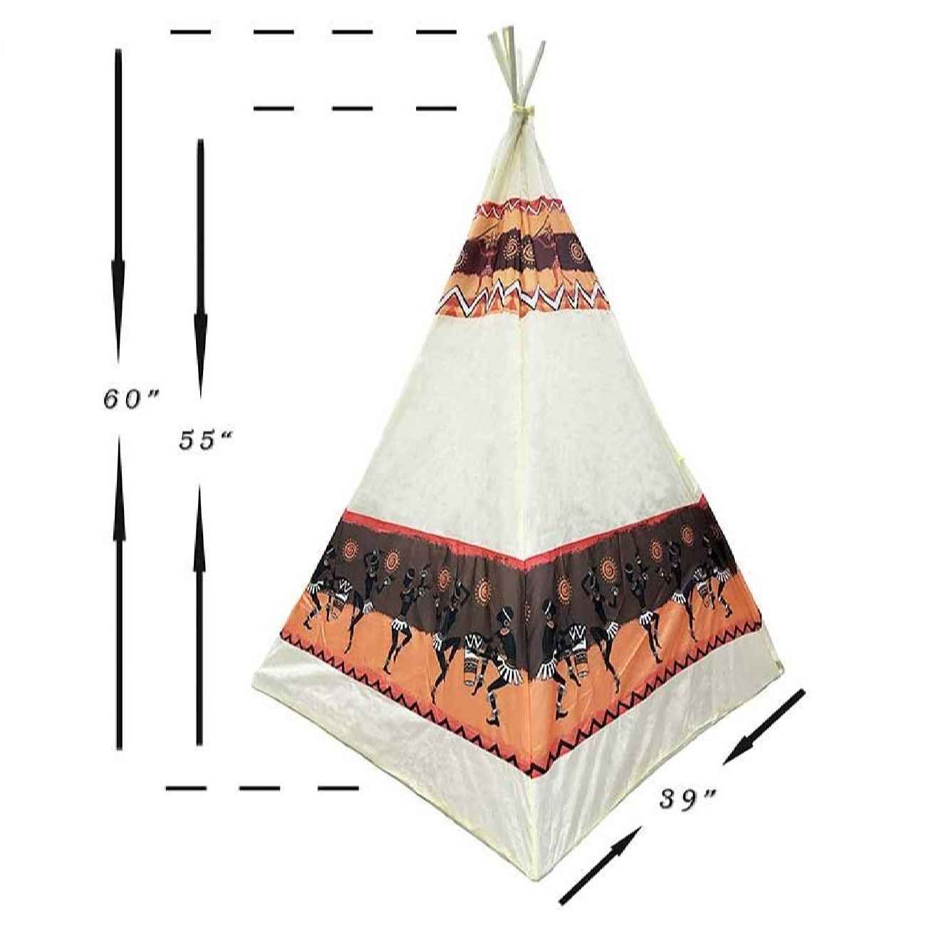چادر بازی بچهگانه مدل Teepee برای ماجراجویان کوچک با طرح Teepee