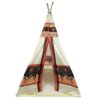 چادر بازی بچه‌گانه مدل Teepee برای ماجراجویان کوچک با طرح Teepee