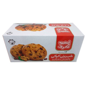 کوکی گردو و شکلات نادری، ۱۲ عدد (۶ تایی)