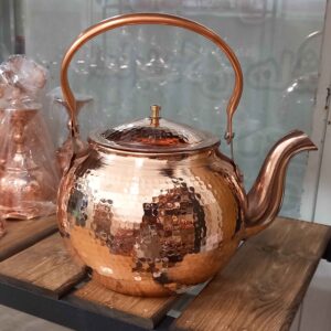 چای ساز مسی ایرانی، جهان سنتی چکش کاری شده، بادوام، روگازی