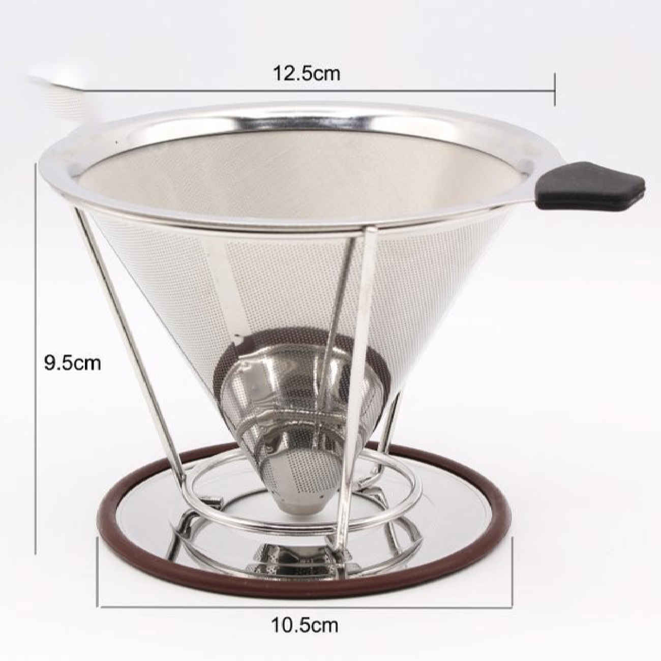 قهوه چکان V60 – فیلتر فلزی قهوه برای دم کردن در خانه و محیط کار