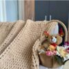 روتختی بافتنی جذاب - نرم، گرم و شیک برای اتاق نشیمن
