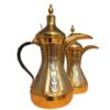 دله قهوه عربی سنتی برنجی برای دم‌آوری قهوه خلیجی – مدل بال فرشته