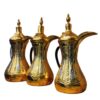 دله قهوه عربی سنتی برنجی برای دم‌آوری قهوه خلیجی – مدل بال فرشته