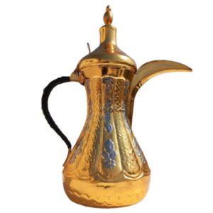 قهوه جوش برنجی دله برای دم کردن قهوه و قهوه عربی – مدل فرشته