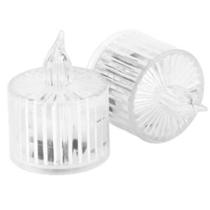 شمع کریسمس LED زیبا – درخشش گرم و سوسو زننده تعطیلات (مجموعه ۲ عددی)