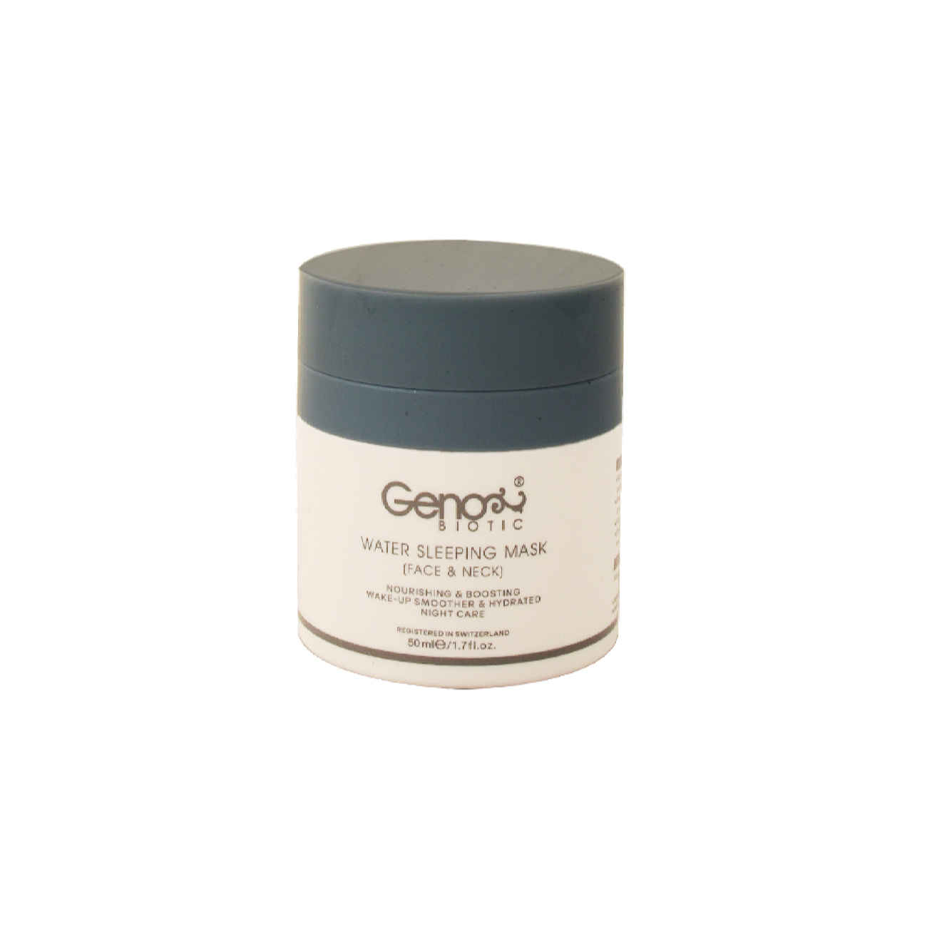ماسک خواب آب Geno Biotic – آبرسانی شبانه برای صورت و گردن (بسته ۲ عددی)