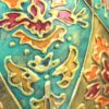 گلدان کوچک سفالی دست‌ساخت ایرانی با نقش برجسته‌ی زیبا، مناسب برای یک شاخه گل