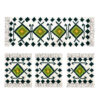 رومیزی گلدوزی شده دست‌ساز - ترکیبی بی‌نظیر از سبک و کارایی، مجموعه ۴ عددی