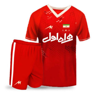 پیراهن و شورت تیم ملی والیبال ایران ۲۰۲۳ (لباس خارج از خانه) اورجینال – مناسب برای هواداران