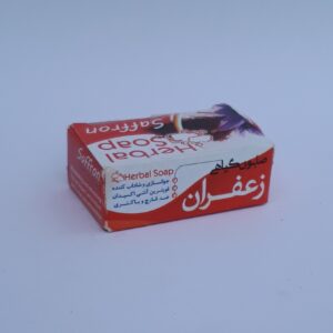 صابون زعفران ایرانی – سفت کننده و لیفت کننده، ضد پیری و روشن کننده ۸۰ گرم (۴ عدد)