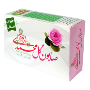 صابون گل محمدی ایرانی – نرم کننده و ضد باکتری برای پوست معمولی (4 عدد)