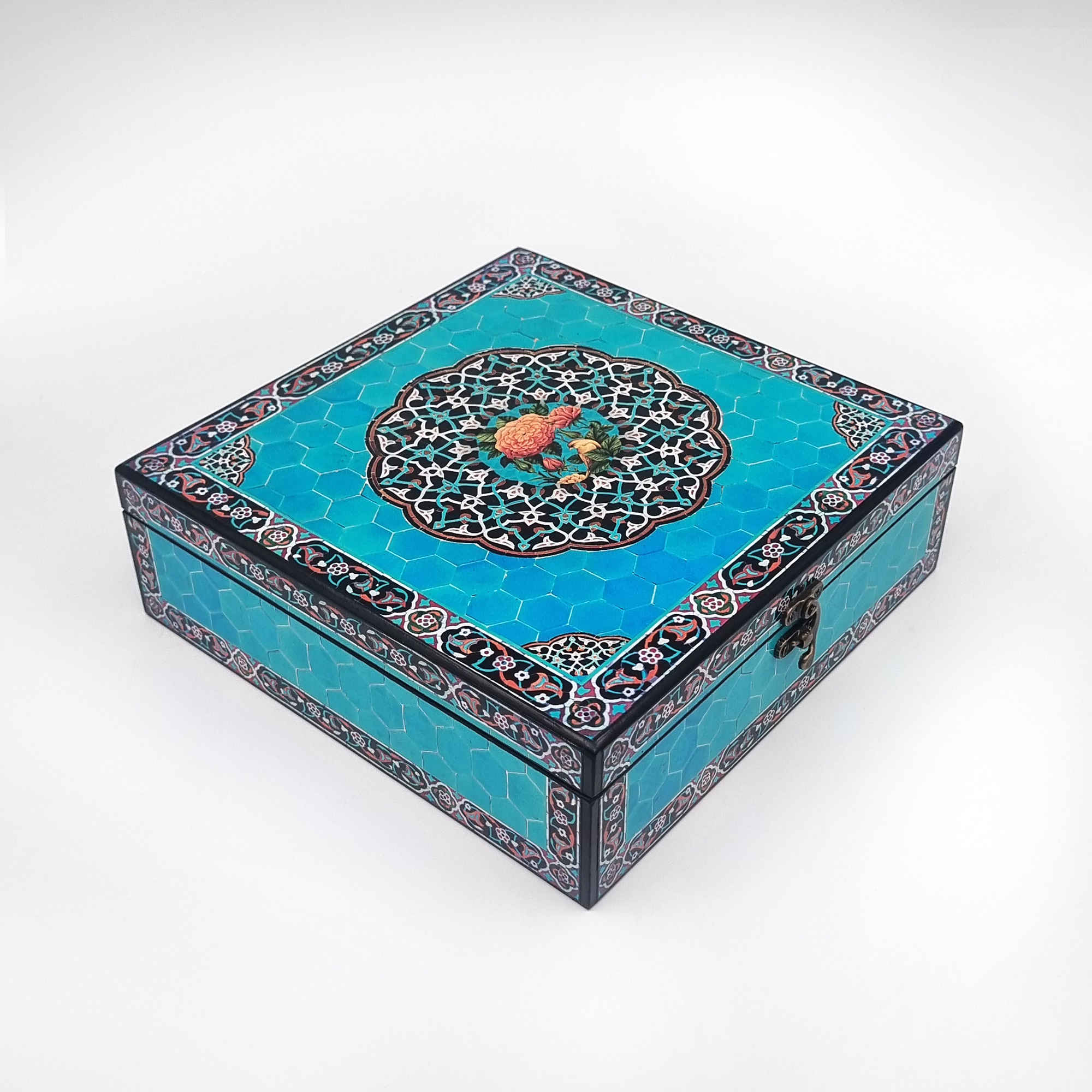 بسته هدیه لوکس زعفران – ۵ گرمی همراه با قوری و هاون – ایدهآل برای کادویی
