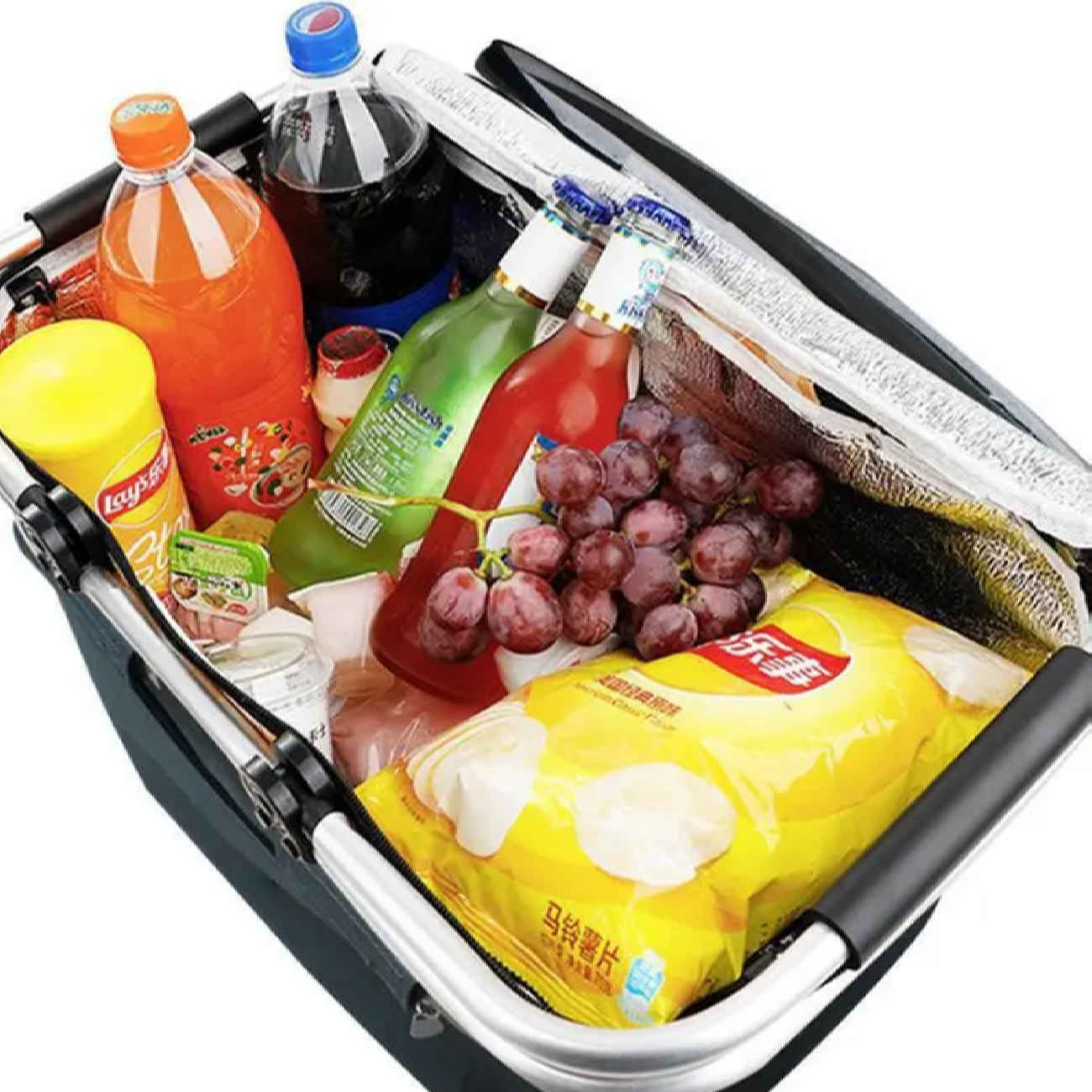 کیف پیک نیک – مناسب برای کمپینگ با دسته فولادی مناسب برای غذا و نوشیدنی