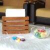 جای دستمال کاغذی چوبی - ایده‌آل برای دکوراسیون منزل و محل کار