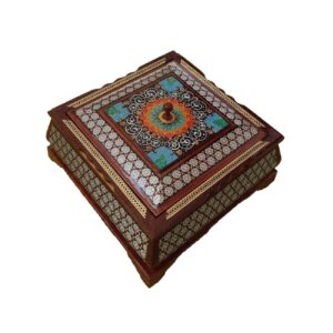 قندان چوبی کلاسیک خاتم کاری – ترکیبی از کارایی و هنر