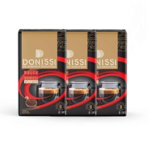 پودر قهوه اسپرسو دونیسی – مناسب برای دوستداران قهوه 70/30 | بسته 3 عددی 250 گرمی