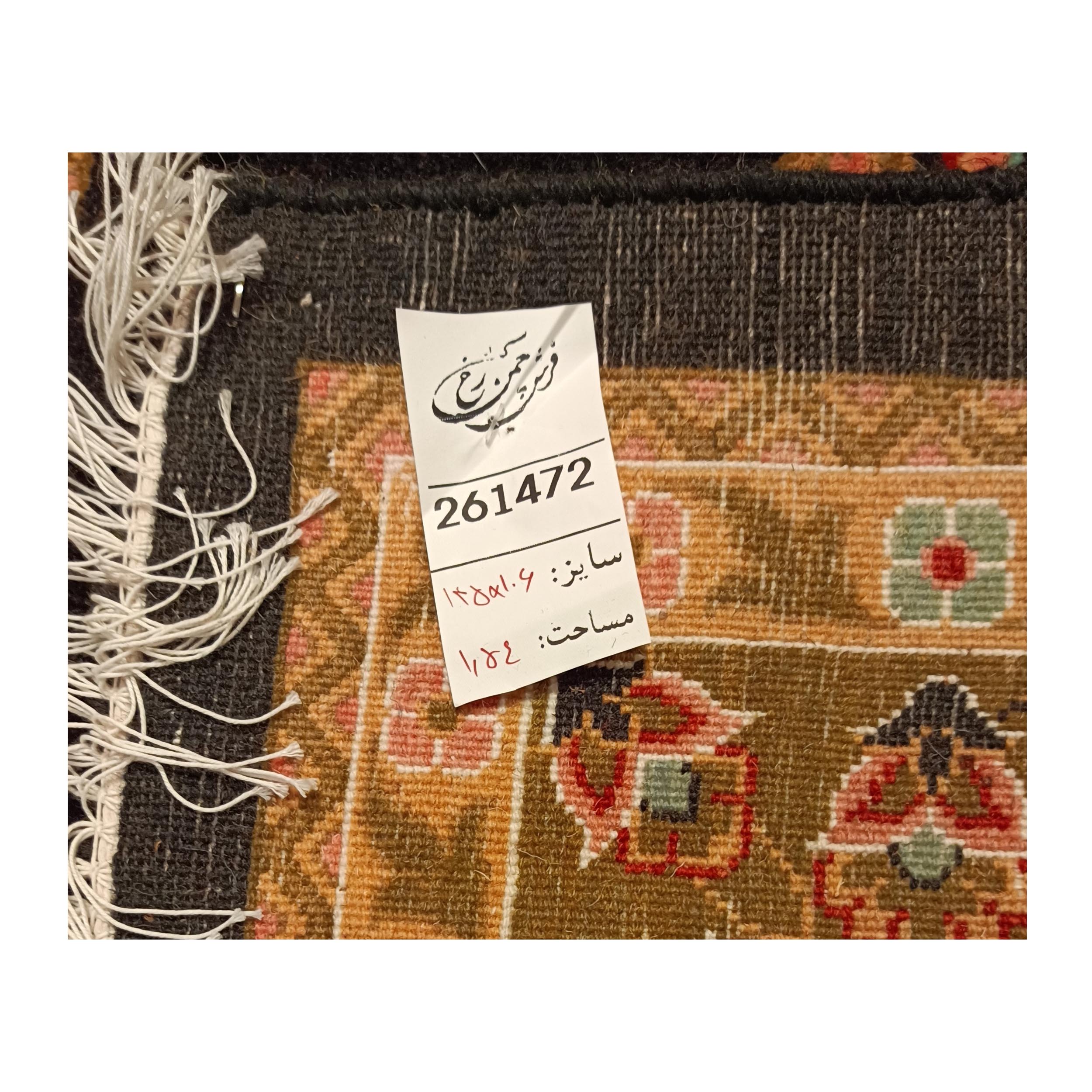 فرش دستباف خراسان طرح خشتی – پشم مشکی