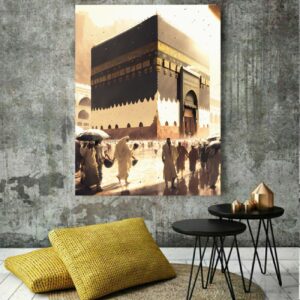 هنر دیواری بوم اسلامی کعبه – قلب مکه