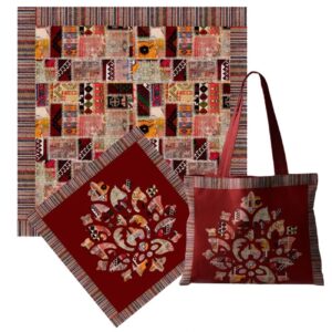 سجاده طرح گبه طرح دعای اسلامی مات – پارچه شانل دو رو سه تکه