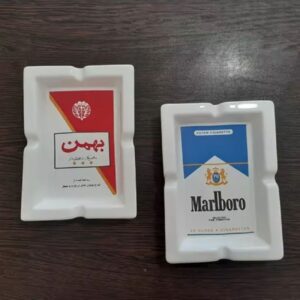 زیرسیگاری سرامیکی طرح نوستالژی ایرانی – اکسسوری شیک برای سیگار کشیدن