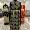 لباس شب کردی مزین به جواهرات دست دوز – دوخت دست ساز نفیس