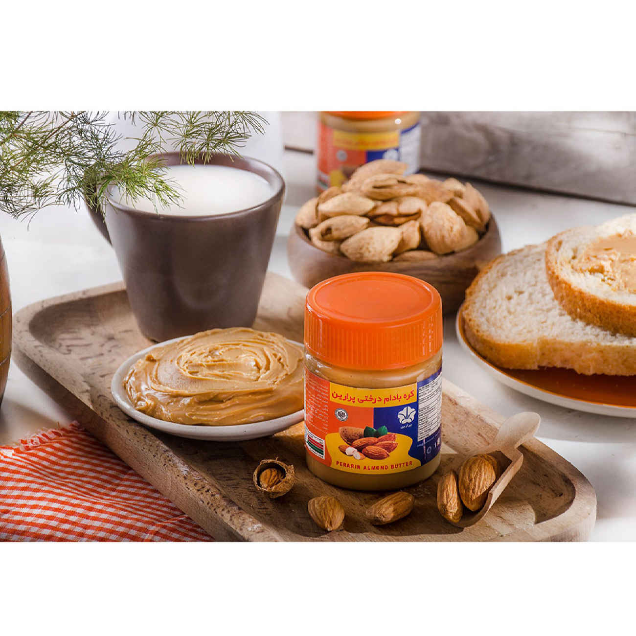 کره بادام ایرانی – تعادل عالی طعم و سلامت، ۲۵۰ گرم (۲ عدد)