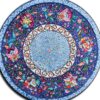 ست 6 عددی زیر لیوانی چوبی ایرانی با نقوش ظریف گل‌ومرغ – لمسی متمایز برای میز شما