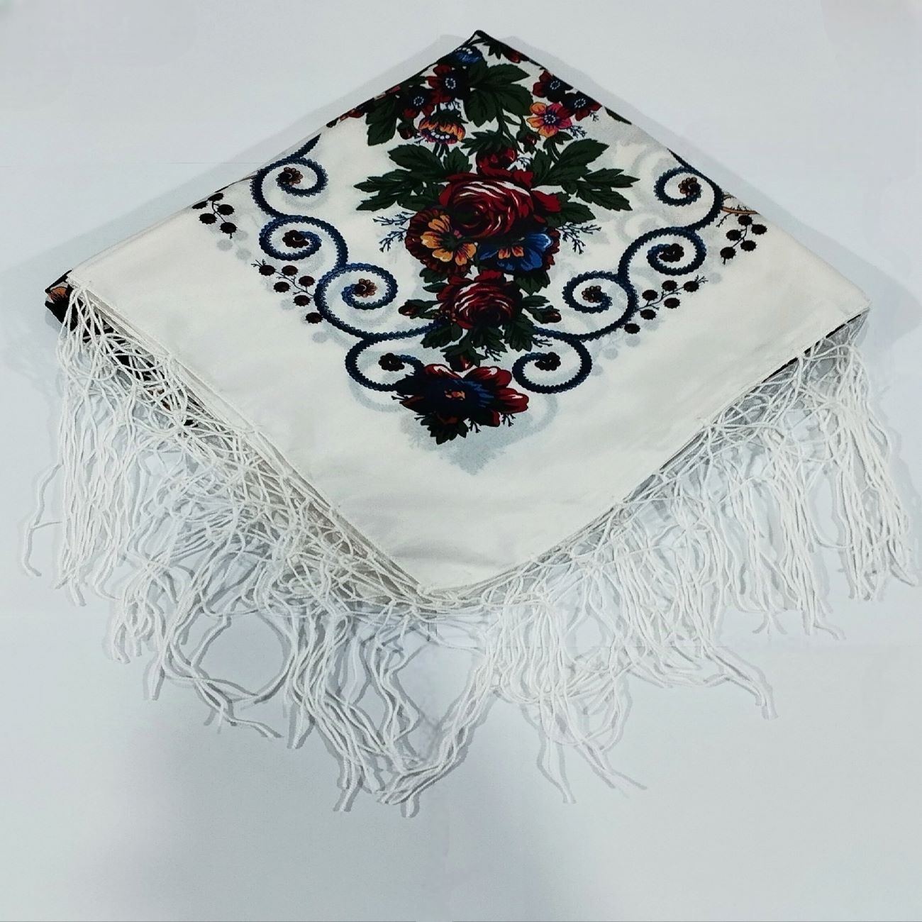 روسری نخی قومی ترکمن، قطعات نفیسی از سنت و صنایع دستی