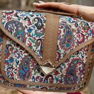 کیف رودوشی ترمه دستباف با طرح میراث ایرانی