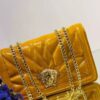 کیف دستی چرم مصنوعی لوکس با بند زنجیری چشمگیر