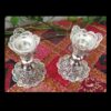 ست شمعدان ملیله‌کاری شده از جنس مس و روکش نقره