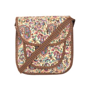 کیف دوشی ترمه با الهام از سبک ایرانی و کلاسیک