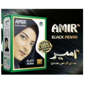 حنا هندی امیر، رنگ مشکی اصلی، بسته ۶ عددی