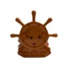 ساعت رومیزی با مدل چرخ کشتی و طرح گاو