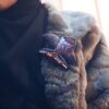 سنجاق سینه دست ساز طرح ماهی - شیک و کاربردی