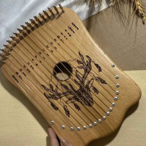 چنگ کنده‌کاری دستی هارپیکا، هارمونی طبیعی، شاهکار چوبی ۱۶ سیم