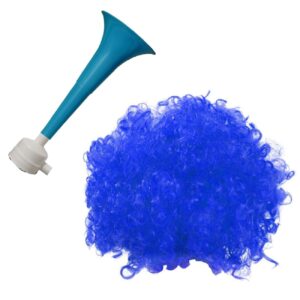 ست کلاه گیس هواداری ایرانی با بوق برای تیم استقلال – حمایت شیک