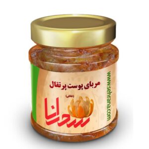 مربای ایرانی – گلبرگ‌های نارنج ۹۰۰ گرمی | کاملاً طبیعی، دست‌ساز
