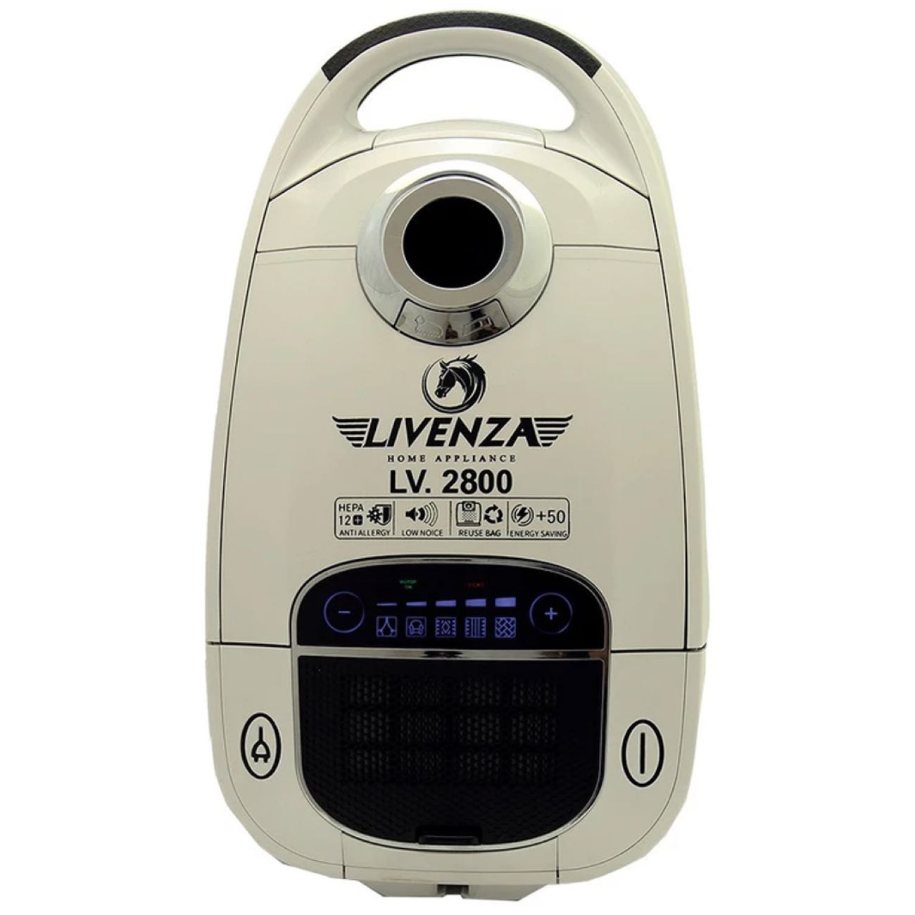 جاروبرقی کیسه‌دار لایونزا مدل LV 2800، 2400 وات – قدرت مکش بالا