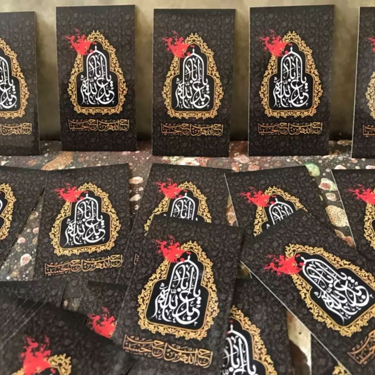 بسته استیکر خودچسب با موضوع محرم (۱۰۰ عدد)