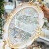 سینی پلی‌رزین - طرح گل‌های پیچیده و جزئیات تزئینی