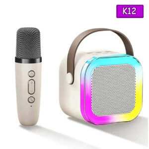 بلندگوی بلوتوث قابل حمل مدل K12، نسخه بلوتوث 5.0، باتری دار