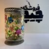 جاشمعی رزینی - برای دکوراسیون منزل با طرح گل