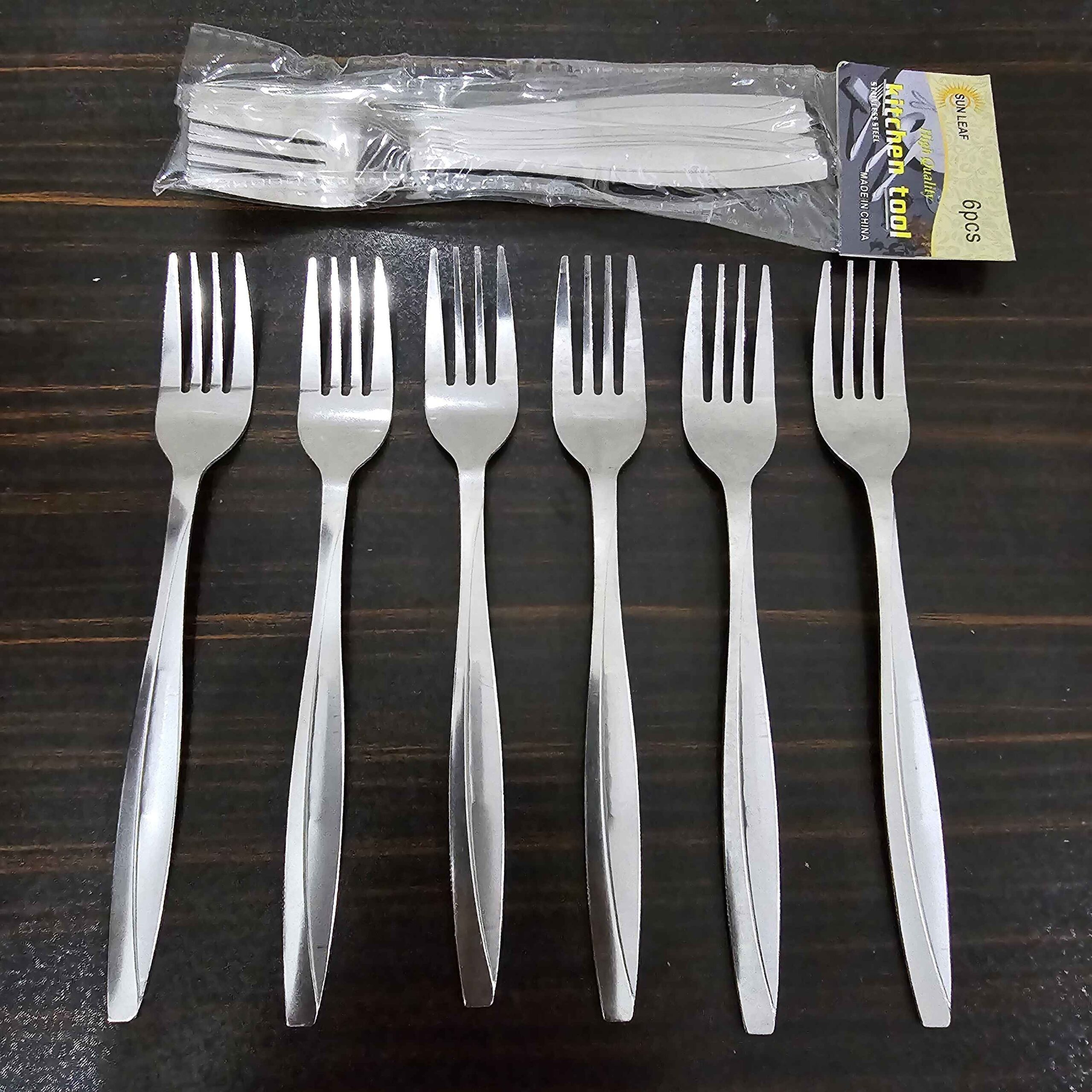 چنگالهای استیل ضد زنگ (مجموعه ۶ تکه)
