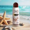 اسپری ضد آفتاب، با SPF 60، حاوی محافظت در برابر اشعه‌های UVA و UVB