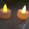 شمع ال‌ای‌دی Tealight با ظرافت ساده برای ایجاد فضایی دنج (بسته 10 عددی)